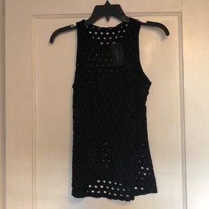 Black mesh tank